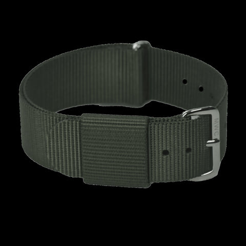 20mm US Pattern Olive Green Military Watch Strap